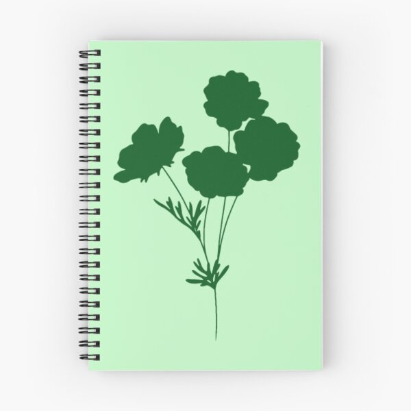 Item preview, Green Flower Silhouette designed and sold by Burnout (⌣_⌣).