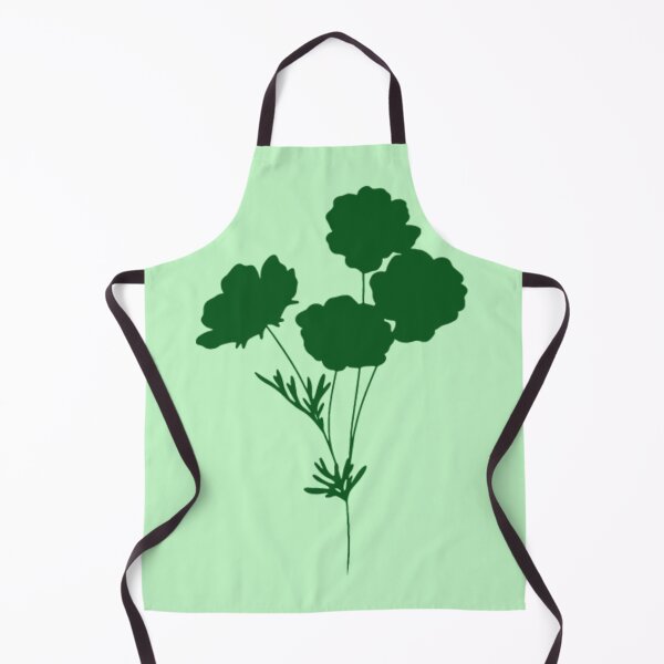 Item preview, Green Flower Silhouette designed and sold by Burnout (⌣_⌣).