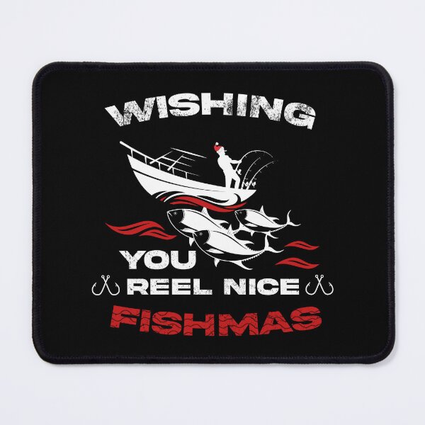 Item preview, Wishing You Reel Nice Fishmas Funny Bass Fishing Christmas designed and sold by Exosia Shop ⭐⭐⭐⭐⭐.