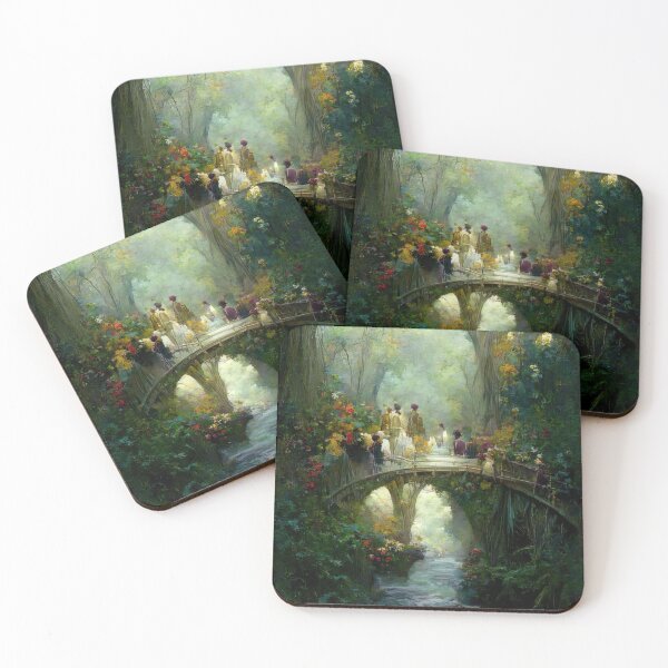 Item preview, The Bridge in the Forest - Vintage Nature designed and sold by CoyoteStudio.