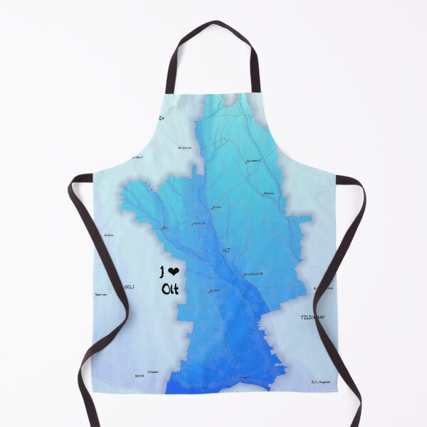 Item preview, Olt County Map, România designed and sold by maptheclouds.