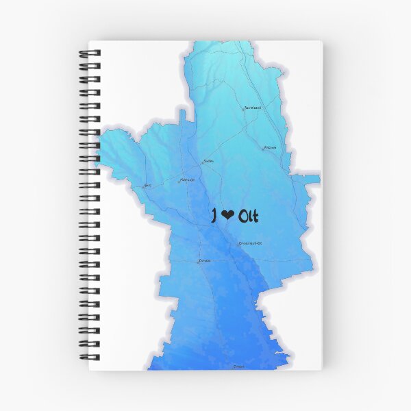 Item preview, Olt County Map, România 2 designed and sold by maptheclouds.