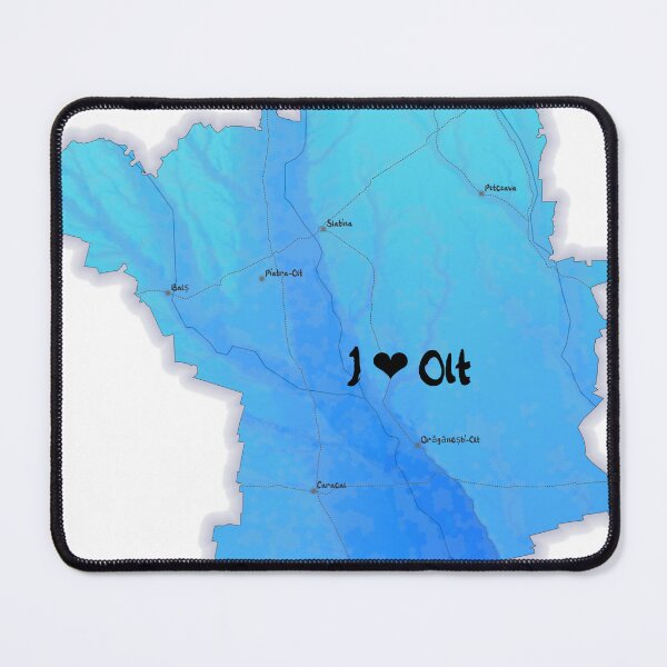 Item preview, Olt County Map, România 2 designed and sold by maptheclouds.