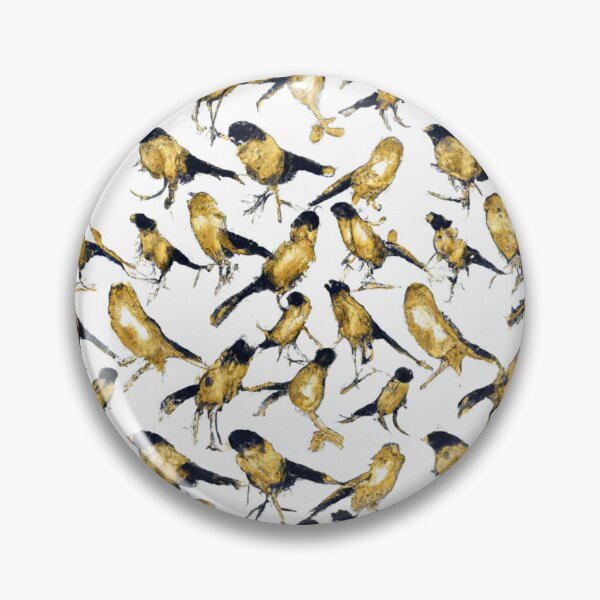 Item preview, Everybirdy Golder Birds Pattern designed and sold by ray-of-desing.