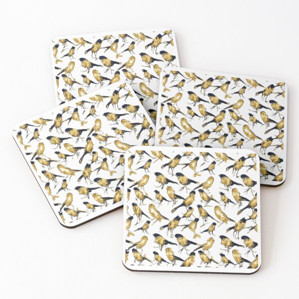 Item preview, Everybirdy Golder Birds Pattern designed and sold by ray-of-desing.
