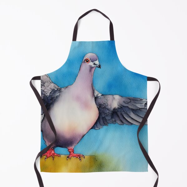 Artikelvorschau, Pigeon highly detailed watercolor painting entworfen und verkauft von DrawItOnce.