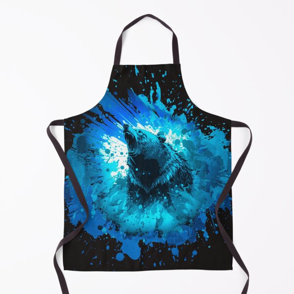 Item preview, Bear Attack Spray Art (Blue) designed and sold by DreadX3.