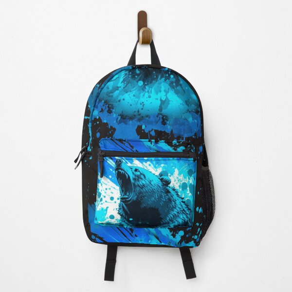 Item preview, Bear Attack Spray Art (Blue) designed and sold by DreadX3.