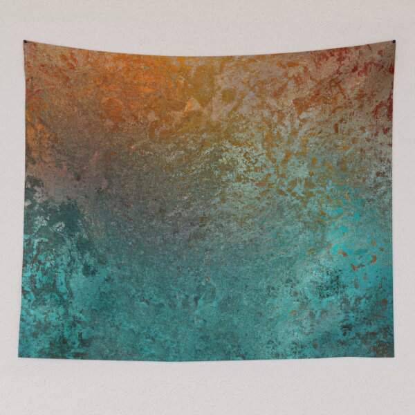 Item preview, Rusted Copper and Teal designed and sold by meggydesigns.