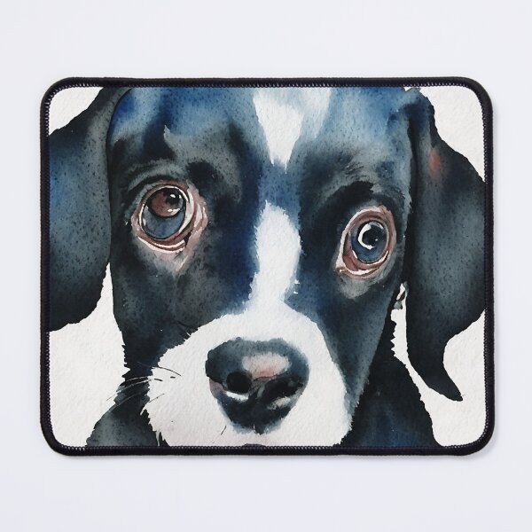 Artikelvorschau, Puppy highly detailed watercolor painting entworfen und verkauft von DrawItOnce.