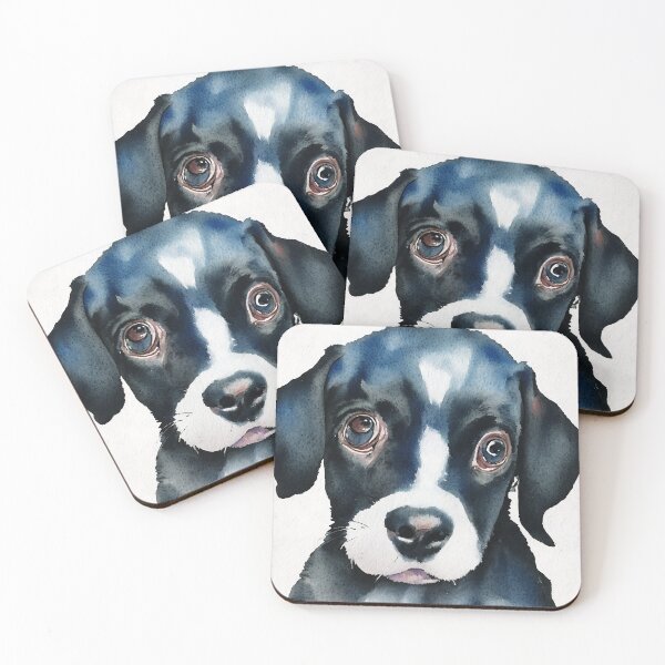 Artikelvorschau, Puppy highly detailed watercolor painting entworfen und verkauft von DrawItOnce.