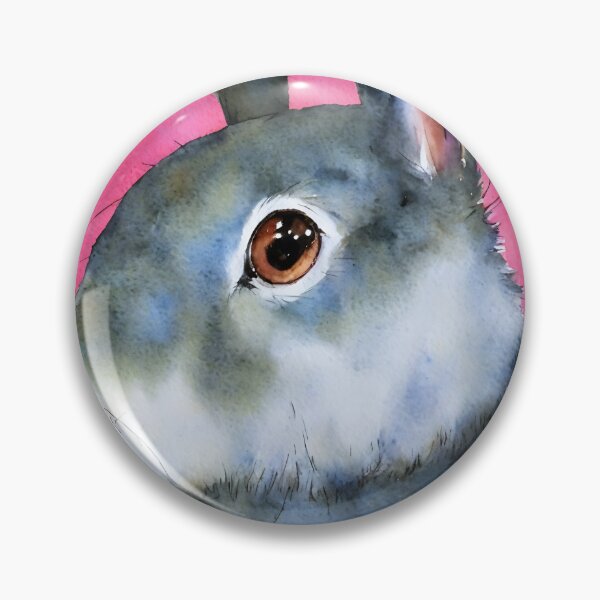 Artikelvorschau, Rabbit highly detailed watercolor painting entworfen und verkauft von DrawItOnce.