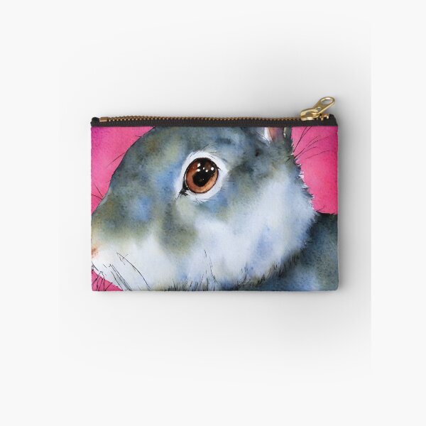 Item preview, Rabbit highly detailed watercolor painting designed and sold by DrawItOnce.
