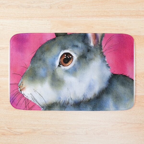 Artikelvorschau, Rabbit highly detailed watercolor painting entworfen und verkauft von DrawItOnce.