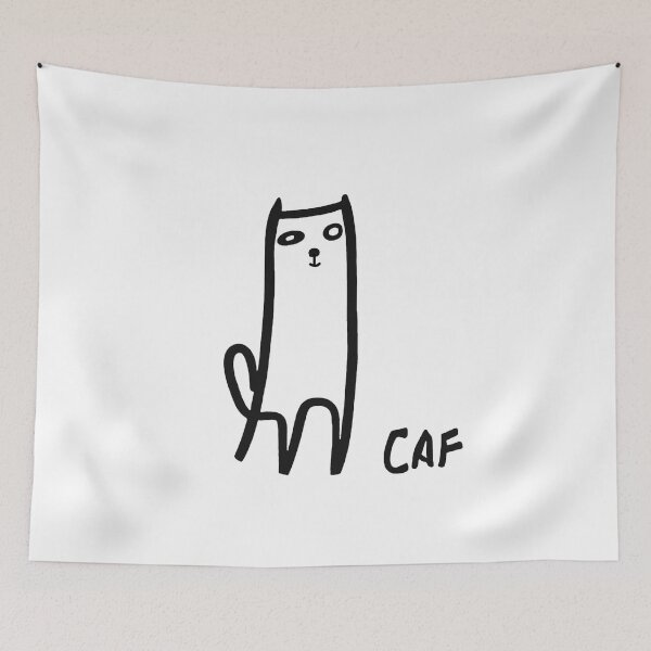 Item preview, Cute funny cat hand drawn doodles  designed and sold by vishalraifx.