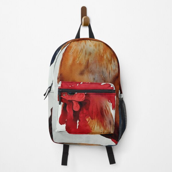 Aperçu de l'œuvre Rooster highly detailed watercolor painting créée et vendue par DrawItOnce.