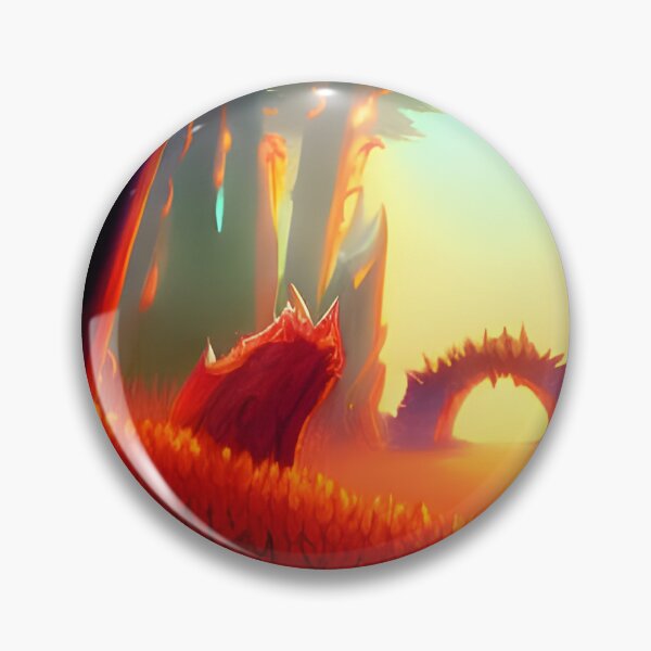 Item preview, Red Forest, watercolor, Ai Generated Art  designed and sold by ACC .