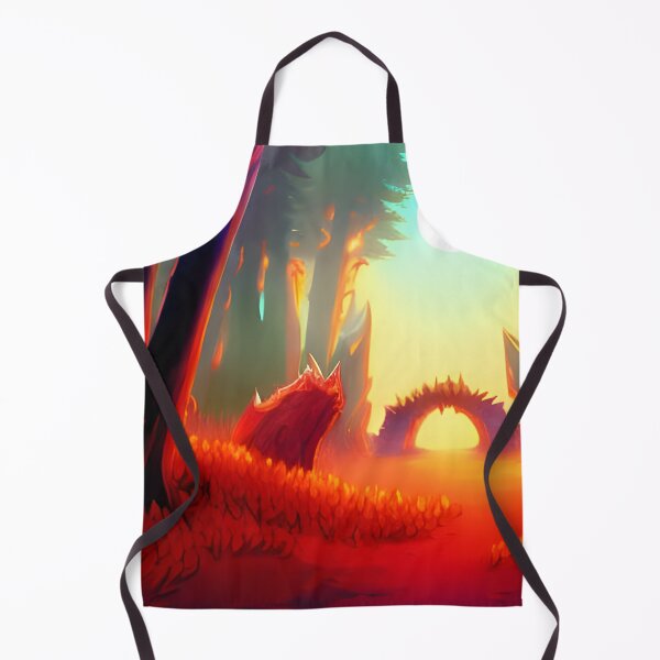 Item preview, Red Forest, watercolor, Ai Generated Art  designed and sold by ACC .