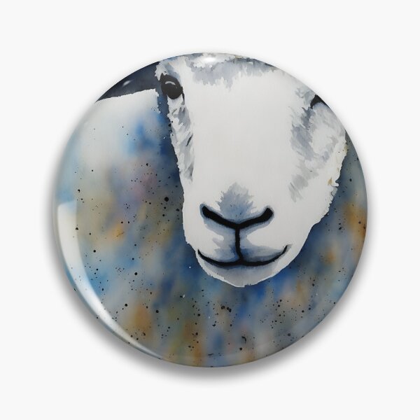 Artikelvorschau, Sheep highly detailed watercolor painting entworfen und verkauft von DrawItOnce.