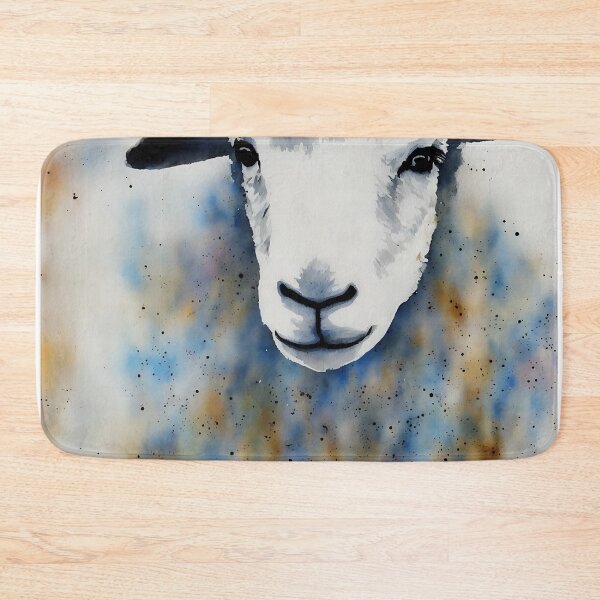 Artikelvorschau, Sheep highly detailed watercolor painting entworfen und verkauft von DrawItOnce.