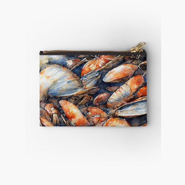 Item preview, Shellfish highly detailed watercolor painting designed and sold by DrawItOnce.