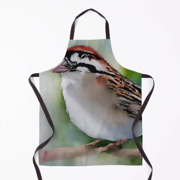 Artikelvorschau, Sparrow highly detailed watercolor painting entworfen und verkauft von DrawItOnce.