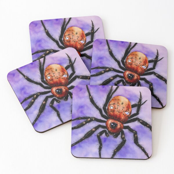 Item preview, Spider highly detailed watercolor painting designed and sold by DrawItOnce.