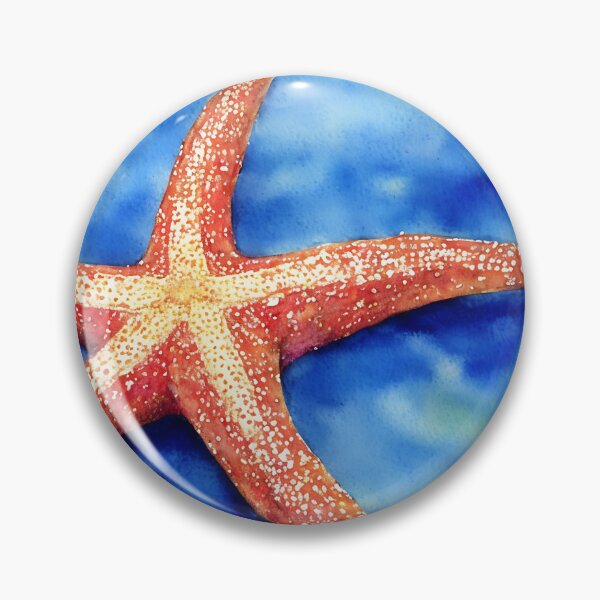Artikelvorschau, Starfish highly detailed watercolor painting entworfen und verkauft von DrawItOnce.