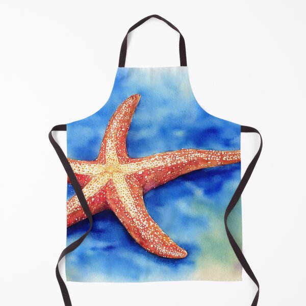 Item preview, Starfish highly detailed watercolor painting designed and sold by DrawItOnce.