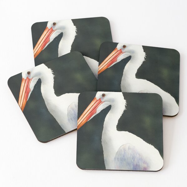 Item preview, Stork highly detailed watercolor painting designed and sold by DrawItOnce.