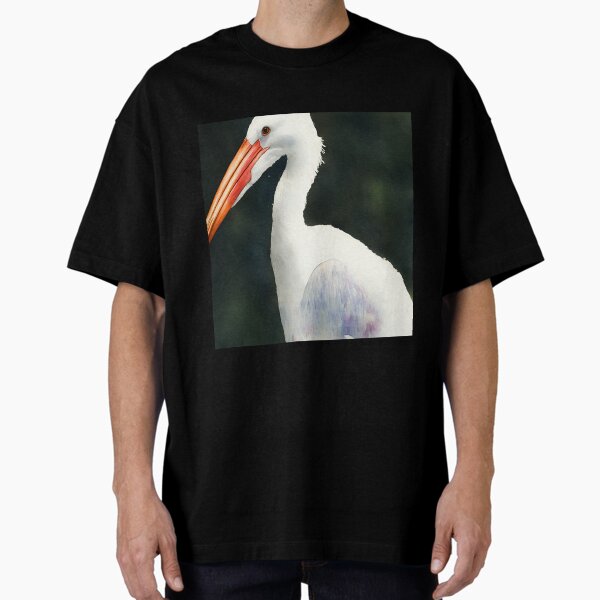 Item preview, Stork highly detailed watercolor painting designed and sold by DrawItOnce.