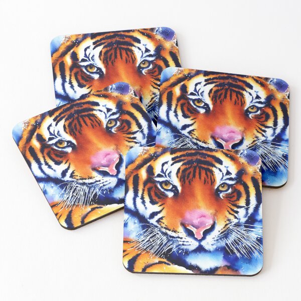 Artikelvorschau, Tiger highly detailed watercolor painting entworfen und verkauft von DrawItOnce.