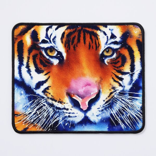 Artikelvorschau, Tiger highly detailed watercolor painting entworfen und verkauft von DrawItOnce.
