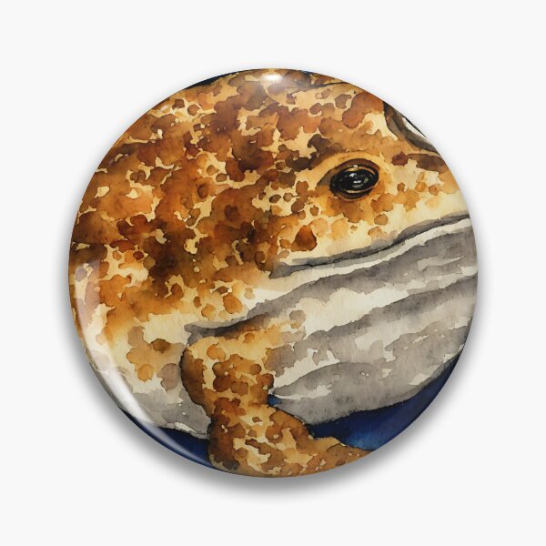 Artikelvorschau, Toad highly detailed watercolor painting entworfen und verkauft von DrawItOnce.