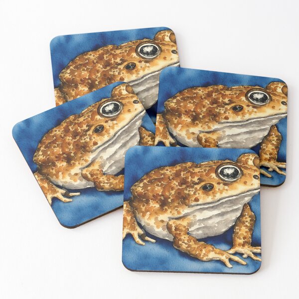 Item preview, Toad highly detailed watercolor painting designed and sold by DrawItOnce.