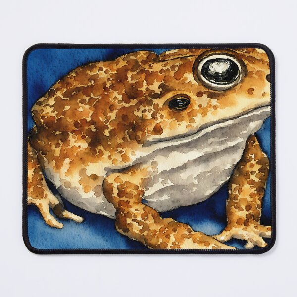 Artikelvorschau, Toad highly detailed watercolor painting entworfen und verkauft von DrawItOnce.
