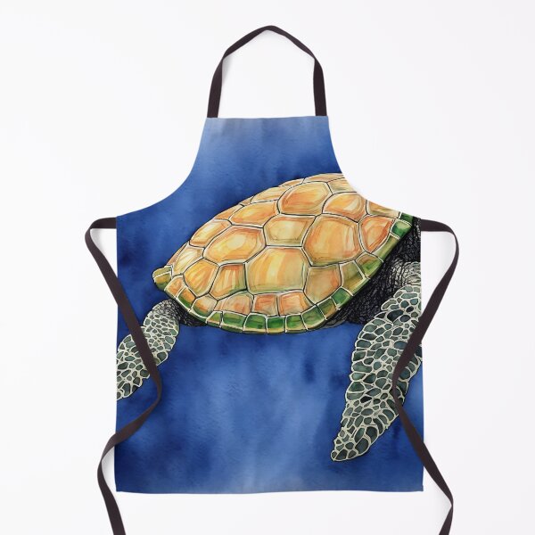 Artikelvorschau, Turtle highly detailed watercolor painting entworfen und verkauft von DrawItOnce.