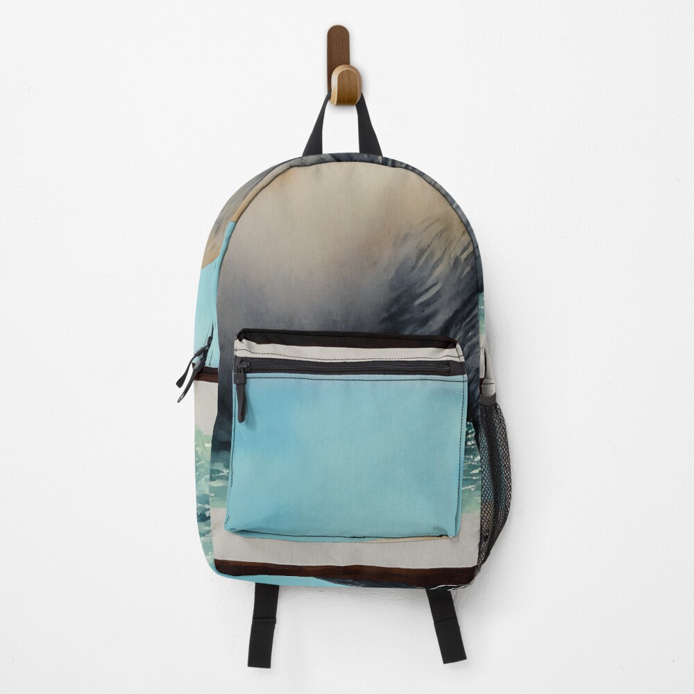 Vista previa del artículo con la obra «Mochila», diseñado y vendido por DrawItOnce.