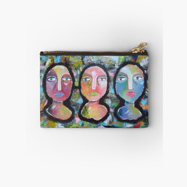 Item preview, Three Heads designed and sold by BeaOutsiderArt.