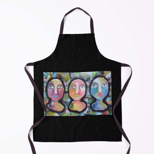 Item preview, Three Heads designed and sold by BeaOutsiderArt.