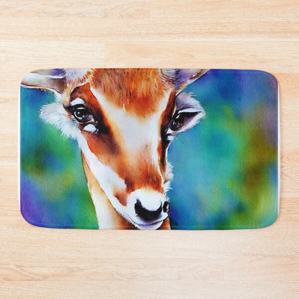 Artikelvorschau, Antelope highly detailed watercolor painting entworfen und verkauft von DrawItOnce.