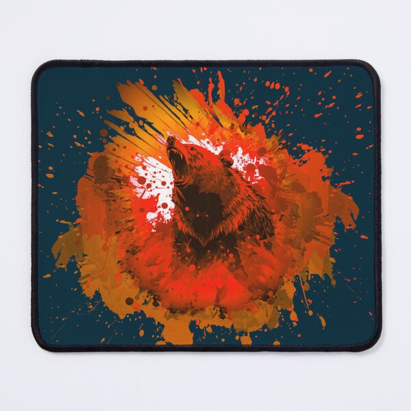 Item preview, Bear Attack Spray Art (Red) designed and sold by DreadX3.