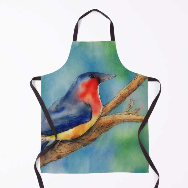 Artikelvorschau, Bird highly detailed watercolor painting entworfen und verkauft von DrawItOnce.