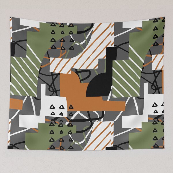 Item preview,  crazy random shapes pattern  designed and sold by aimadbro.
