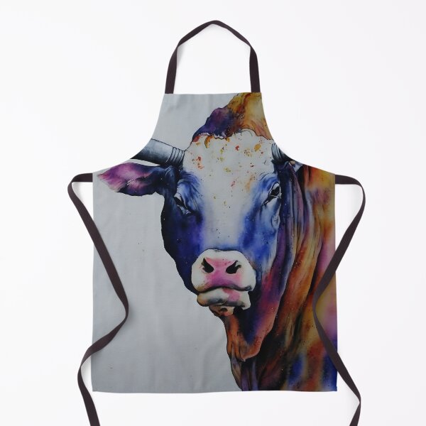 Artikelvorschau, Bull highly detailed watercolor painting entworfen und verkauft von DrawItOnce.