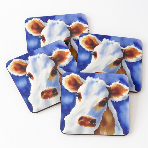 Item preview, Calf highly detailed watercolor painting designed and sold by DrawItOnce.