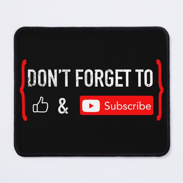 Item preview, Dont Forget to Like and Subscribe Video Content Creator - Like Share Subscribe T Shirt designed and sold by JukeLox.