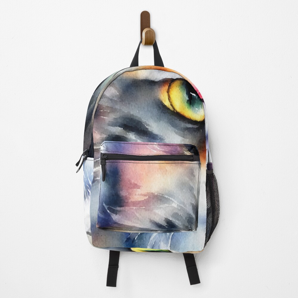 Vista previa del artículo con la obra «Mochila», diseñado y vendido por DrawItOnce.