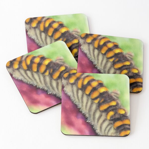Artikelvorschau, Caterpillar highly detailed watercolor painting entworfen und verkauft von DrawItOnce.