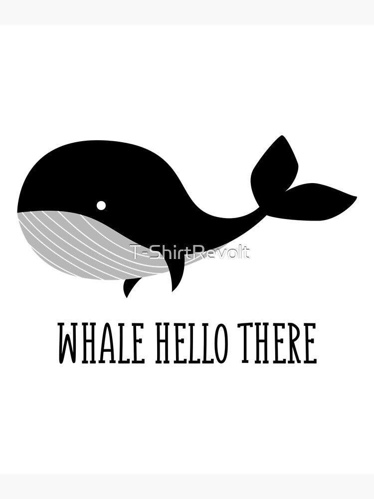 New Print: Whale Hello There - Me Undies